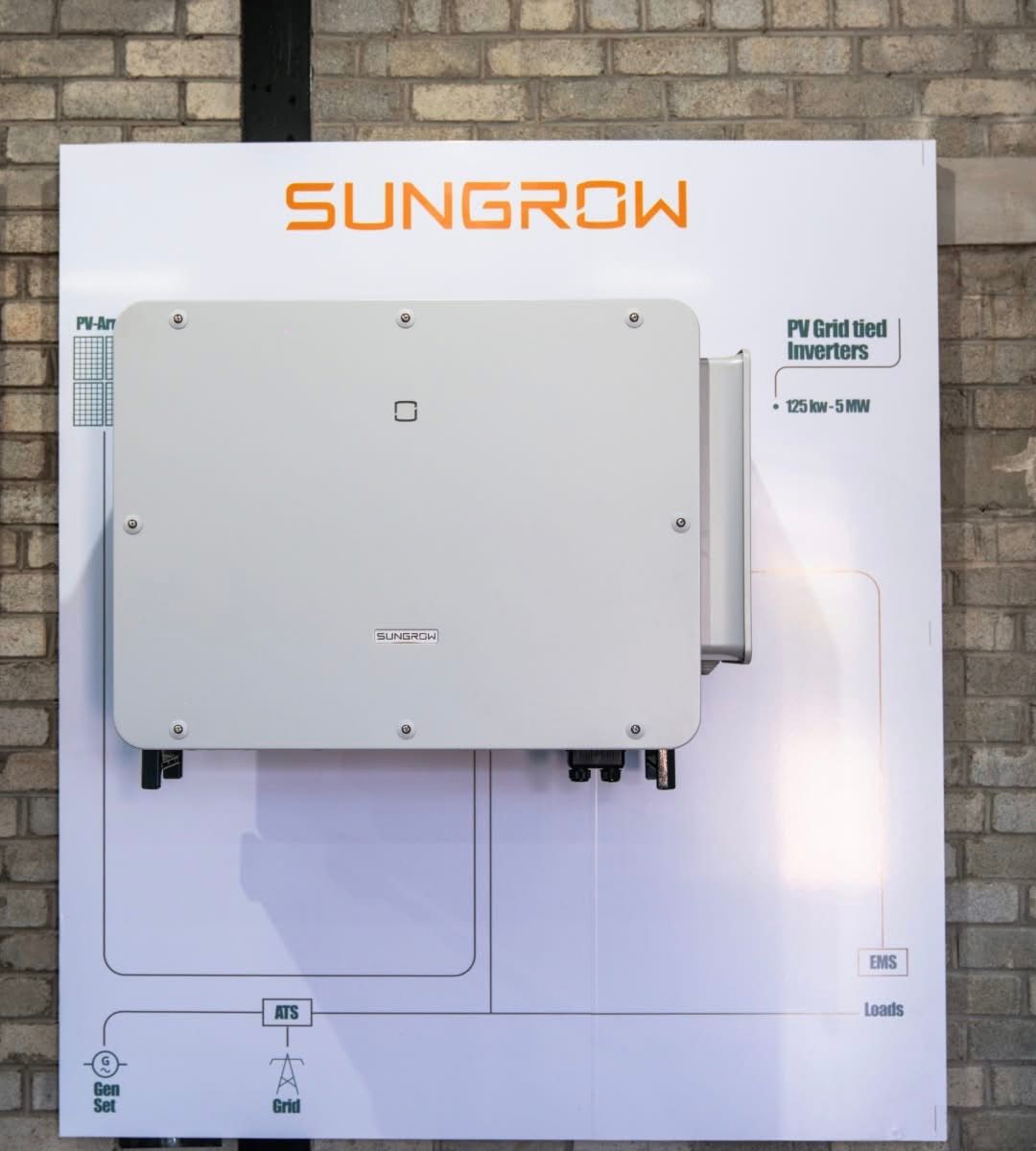 Sungrow grid-tied inverter for net-metering installation