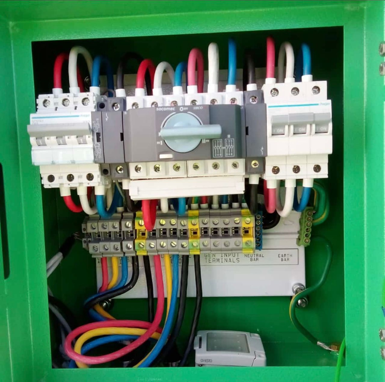 Automatic transfer switch installation