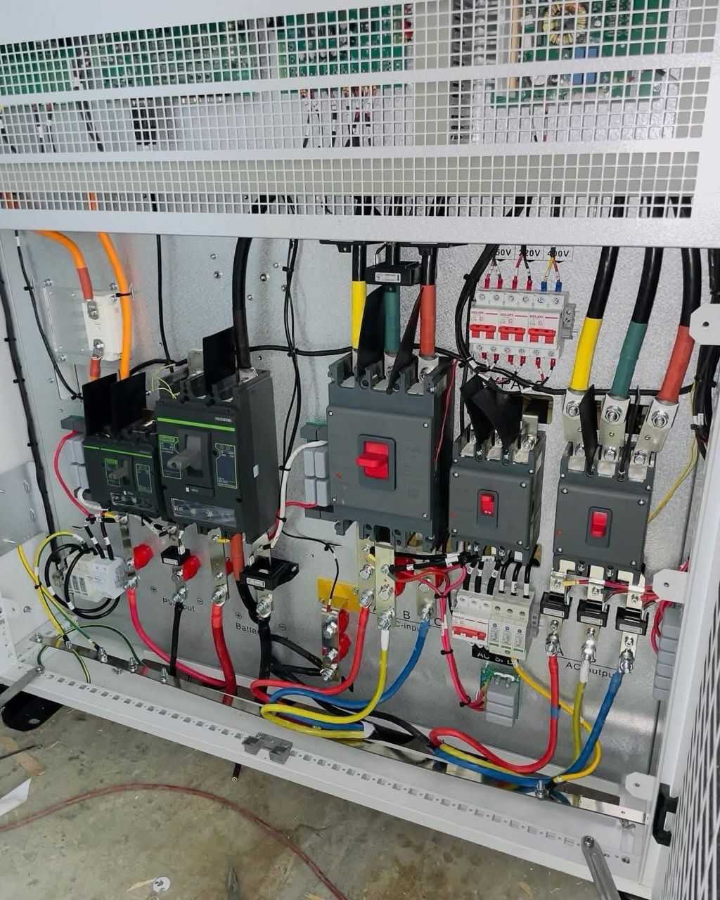 Industrial switchgear and MV panel