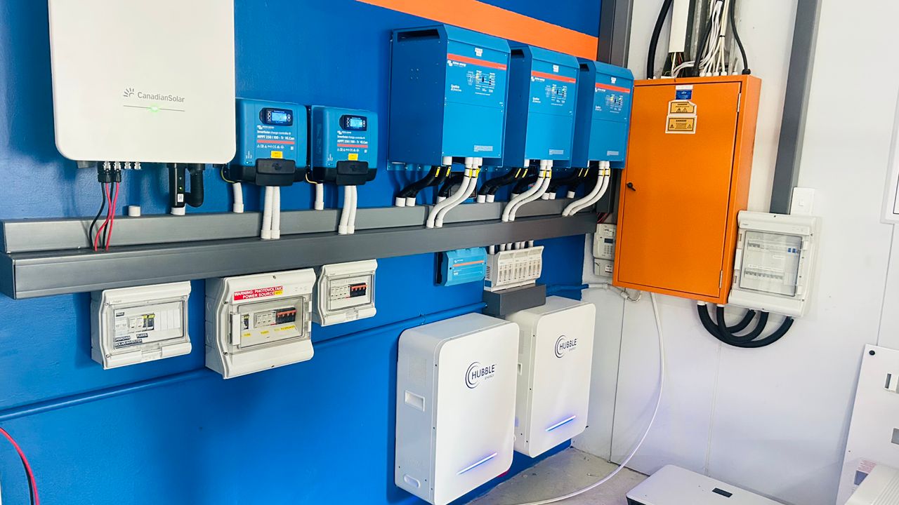 CanadianSolar and Victron energy system with Hubble Lithium batteries